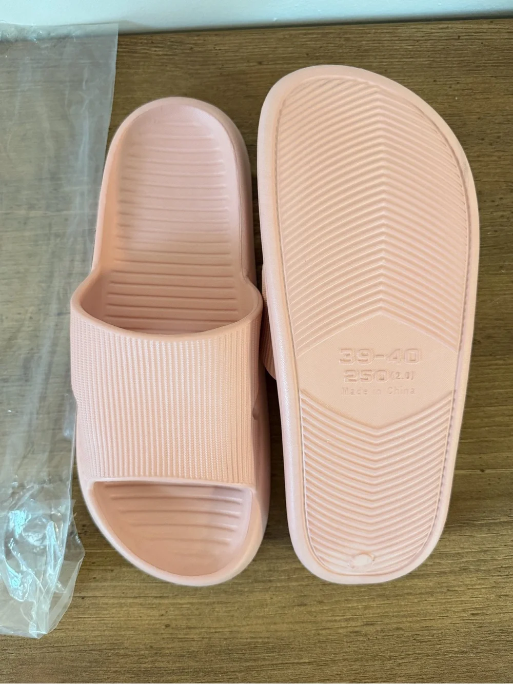 Women's Pink Slide Sandals